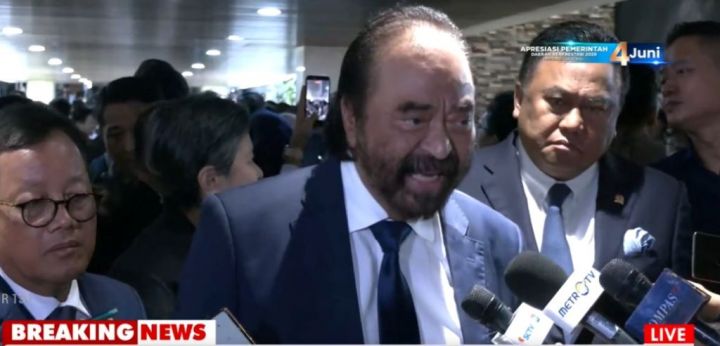 Surya Paloh Percaya Rupiah Bisa Bangkit Usai Paparan Ekonomi Prabowo