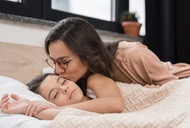Para peneliti menganalisis data tidur dari 221 keluarga. Ilustrasi Freepik