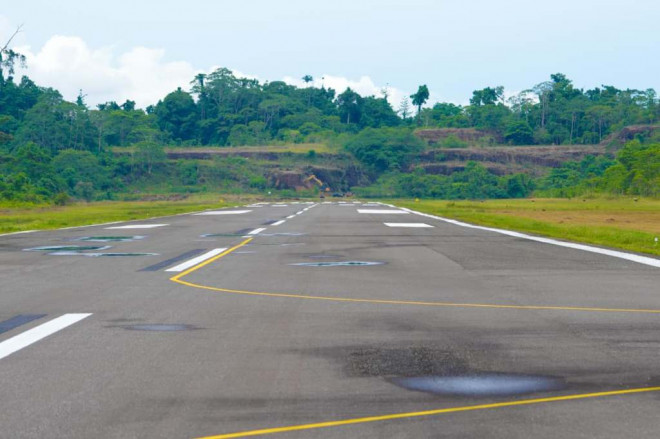 Kondisi Bandara Stevamus Rumbewas di Serui. Dok. Ist
