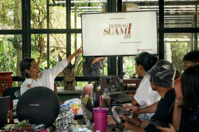 Pra-produksi film Berbagi Suami 2.0 (Foto: istimewa)