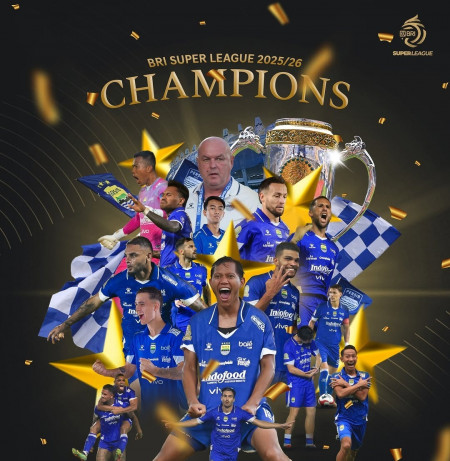 Fakta Menarik Usai Persib Bandung Raih Hattrick Juara Super League