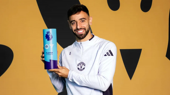 Bruno Fernandes Resmi Jadi Pemain Terbaik Premier League 2025/2026