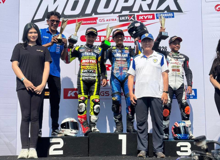 Tim Yamaha Privater Catat Hasil Positif di Motoprix Region B Round 1