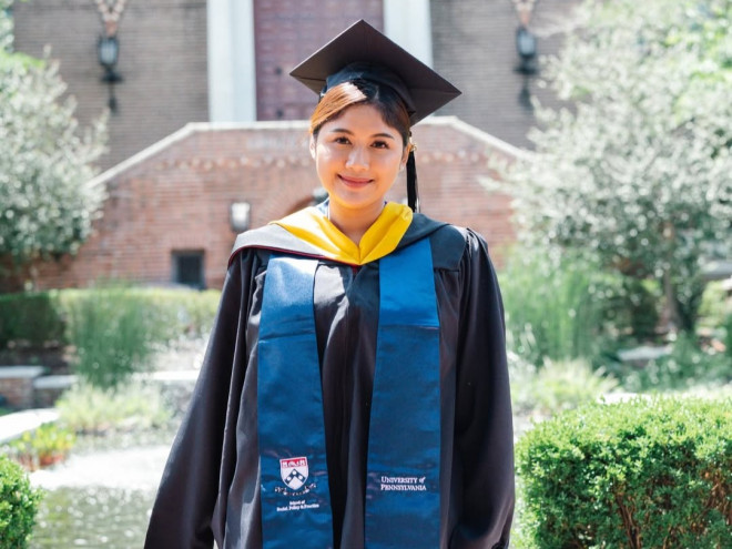Erina Gudono Lulus S2 University of Pennsylvania (Foto: Instagram/erinagudono)