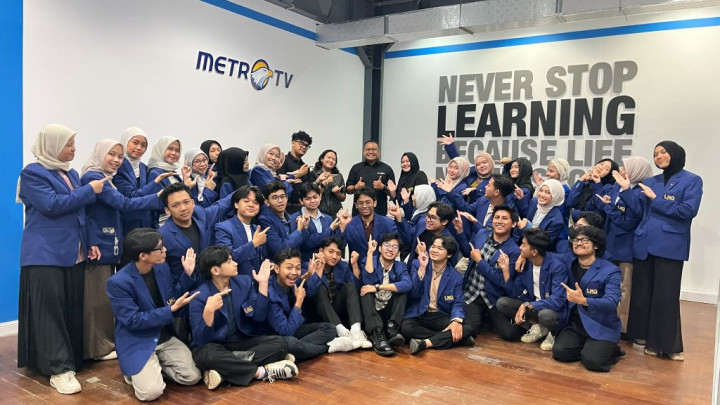 Mahasiswa Ilmu Komunikasi UAG Kunjungi ke Metro TV, Belajar Transformasi Jurnalisme