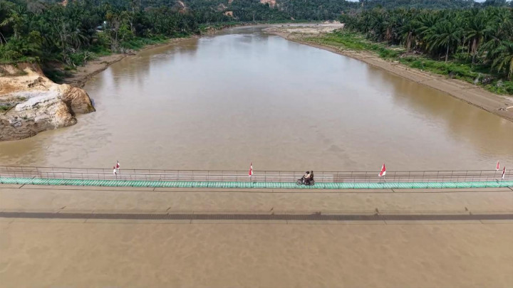 Jembatan Gantung Garuda Aceh Tamiang Pangkas Akses Warga dari 2 Jam Jadi 5 Menit