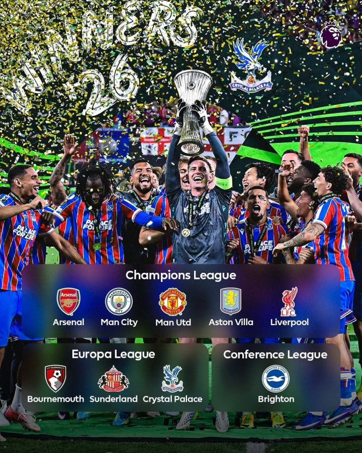 Palace Juara Conference League, Inggris Pecahkan Rekor Kirim 9 Wakil ke Eropa Musim Depan