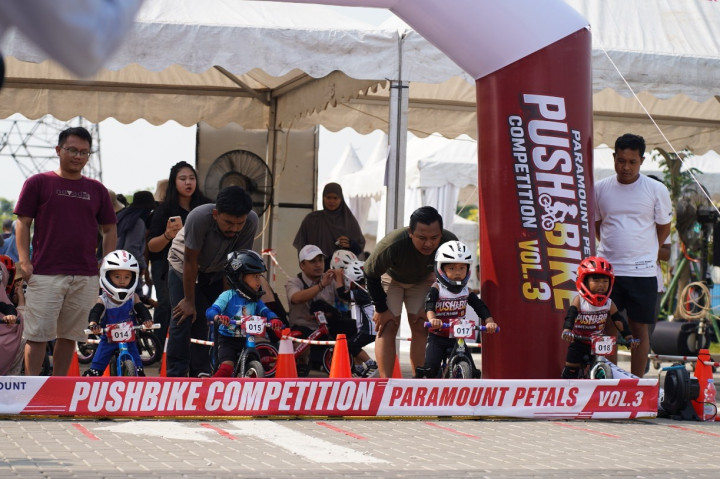 Asah Motorik Anak, Paramount Petals Kembali Gelar Push Bike