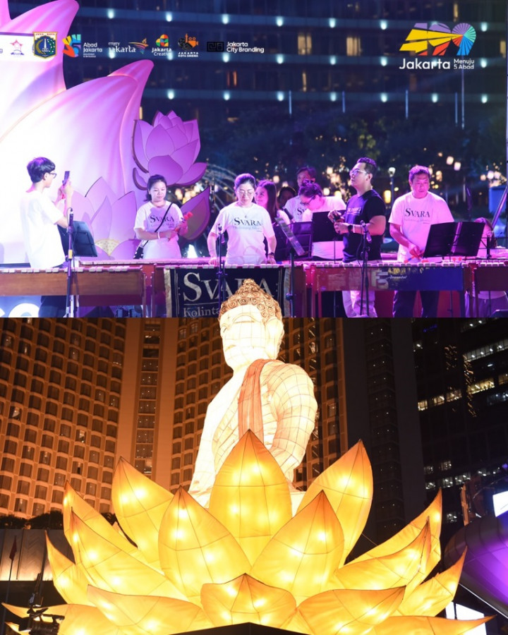 Glow of Peace Bikin Jakarta Makin Vibes Kota Global