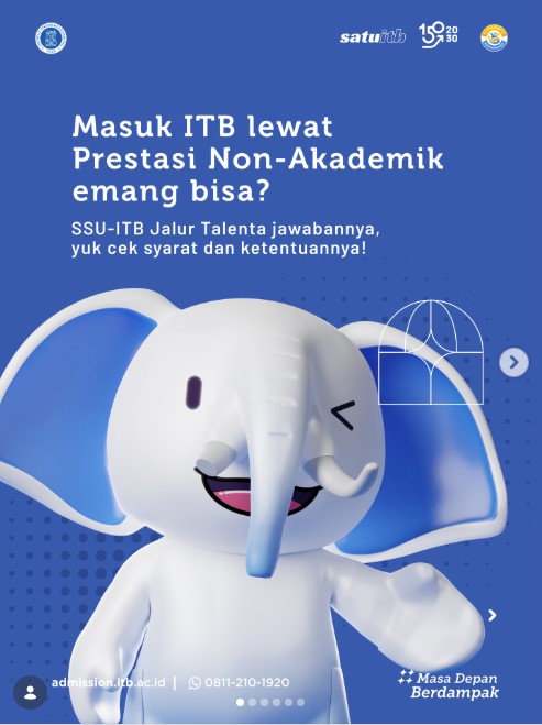 SSU-ITB Jalur Talenta 2026 Dibuka: Simak Syarat, Pilihan Prodi dan Biaya Kuliah