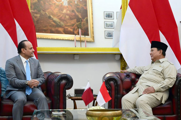 ​Pertemuan Prabowo dan Wakil Perdana Menteri Qatar Sheikh Saoud