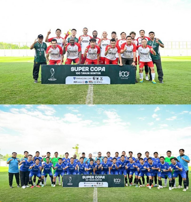 Super Copa 100 Tahun Gontor antara Timnas All Star vs Gontor FC (dok. Instagram/@100tahungontor