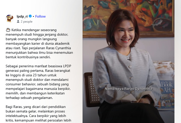 Ada Alumnus Beasiswa LPDP di Balik Sukses Kopikina, Ini Kisah Inspiratif Raras Cynanthia
