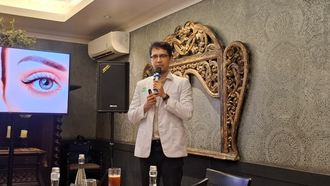 dr. Tri Wahyu, Sp. M, FICS selaku Dokter Spesialis Mata RS Pondok Indah Puri Indah. Dok. Aulia/Medcom