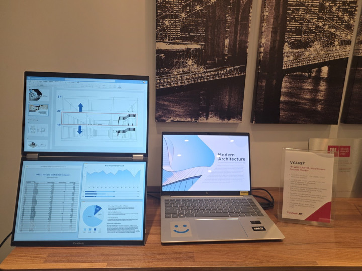 Monitor Portabel ViewSonic Ini Bisa Share Mode untuk Produktivitas Maksimal