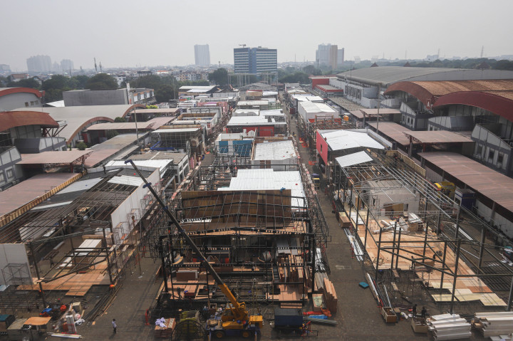 Potret ​Persiapan Jakarta Fair Kemayoran 2026
