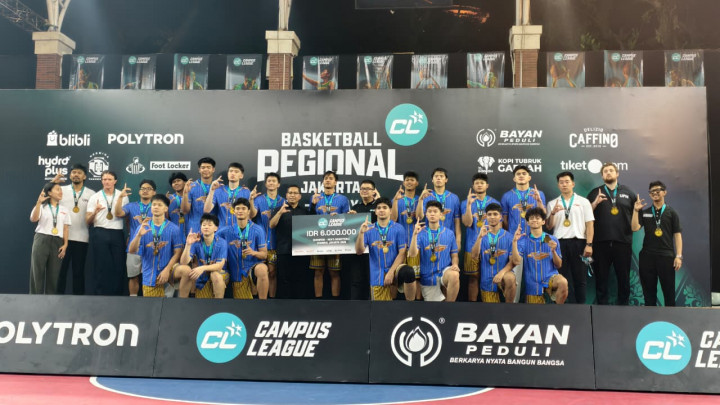 Tampil Gemilang, Tim Basket UPH Juara Regional Jakarta dan Melaju ke Babak Nasional Campus League 2026