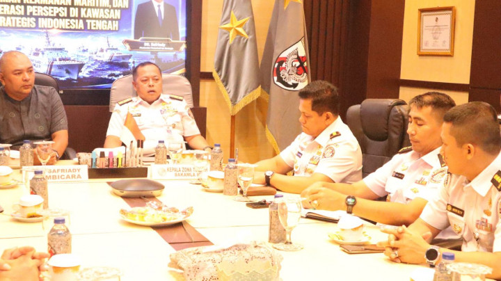 Hadapi Dinamika Geopolitik dan Operasi Persepsi, Zona Bakamla Tengah  Gelar Sharing Session Strategis