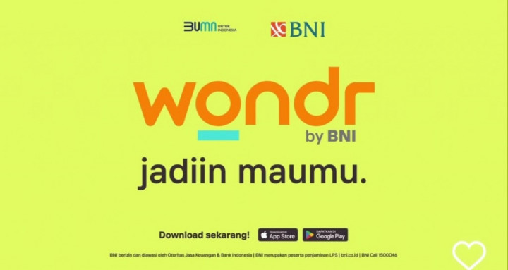 Aplikasi wondr by BNI Error Siang Ini, BNI Sebut Sedang Tingkatkan Layanan