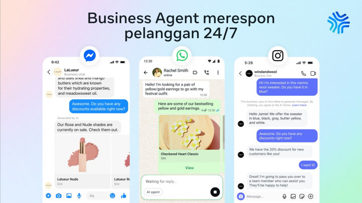 Meta Luncurkan Agen Bisnis AI, Pelaku Bisnis Bisa Lebih Otomatis
