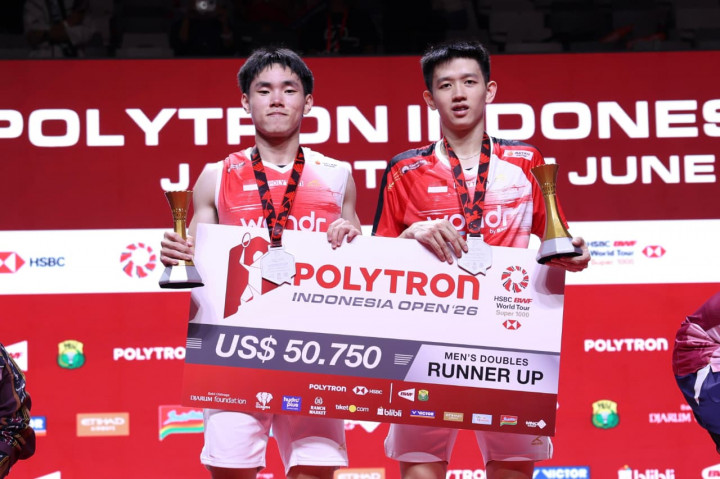 Indonesia Open 2026: Raymond/Joaquin Tunduk di Hadapan Wakil Malaysia