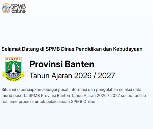 Resmi Dibuka! Ini Cara dan Syarat Daftar SPMB SMAN Banten 2026