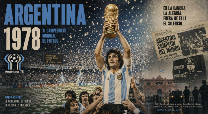 Sejarah Piala Dunia 1978: Kontroversi, Hujan Konfeti, dan Nuansa Politik Argentina