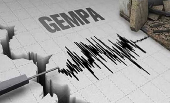 Ilustrasi gempa. ist