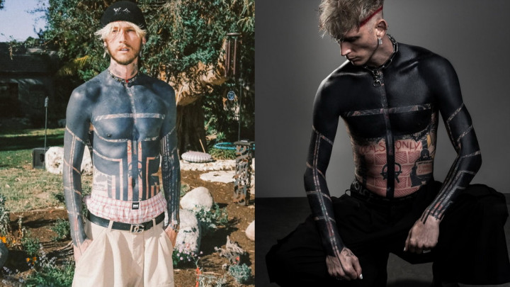 Machine Gun Kelly Ungkap Efek Ngeri Blackout Tattoo, Sempat Sakit hingga Kulit Menguning