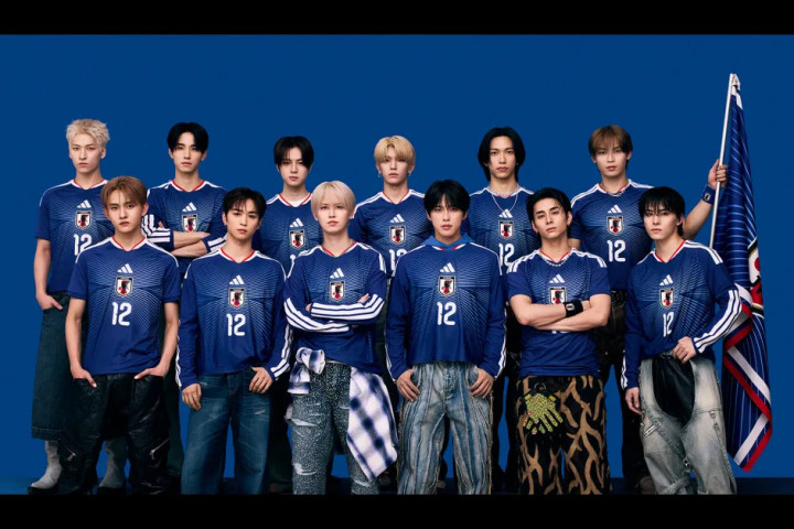 Gebrakan JI BLUE! Duta Resmi Timnas Jepang, Kuasai Billboard dan Tampil di THE FIRST TAKE