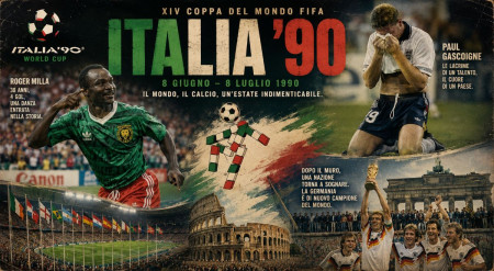 Sejarah Piala Dunia 1990: Minim Gol, tapi Jadi Turnamen Paling Dramatis