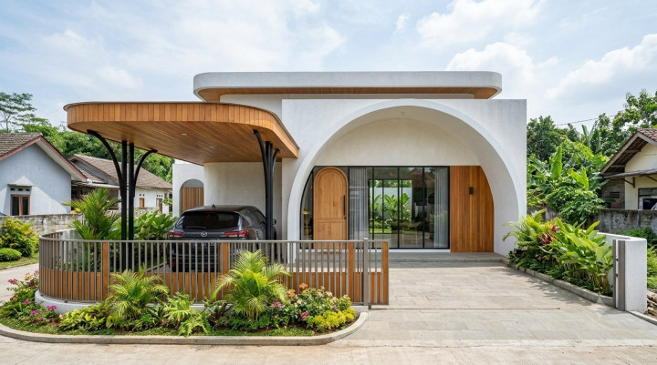 5 Inspirasi Fasad Rumah Kecil Minimalis yang Menarik dan Fungsional