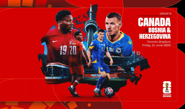 Susunan Pemain Kanada vs Bosnia: Duel Pembuka Grup B Piala Dunia 2026