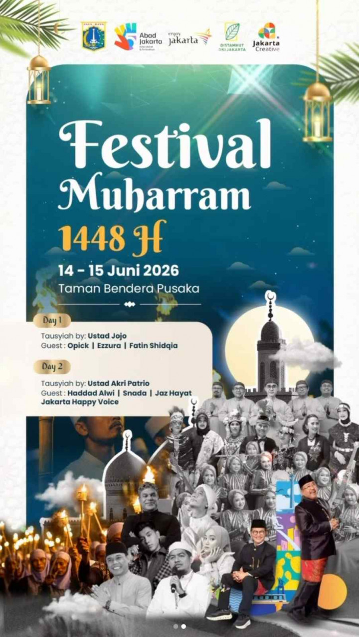 Yuk Merapat! Festival Muharram 1448 H Digelar di Taman Bendera Pusaka 14-15 Juni