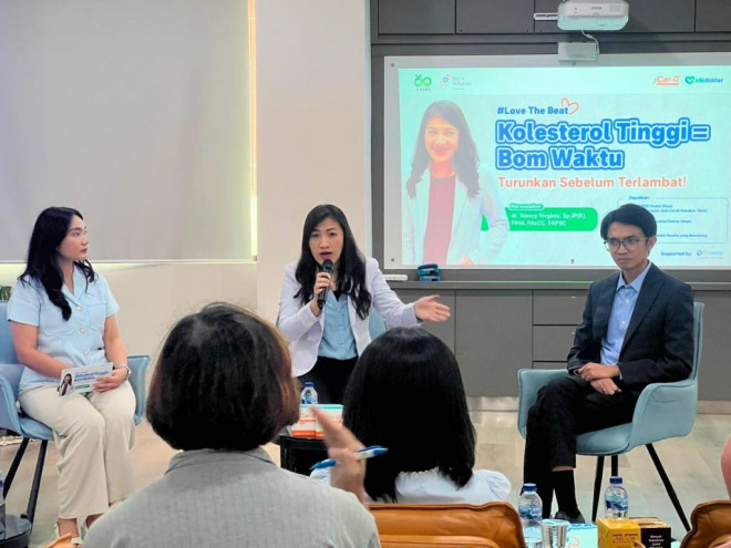 Talkshow edukasi kesehatan yang diusung Kalbe Farma bertajuk Love The Beat yang berkolaborasi dengan Mitra Keluarga Kemayoran, Sabtu 13 Juni 2026. Dok. Ist