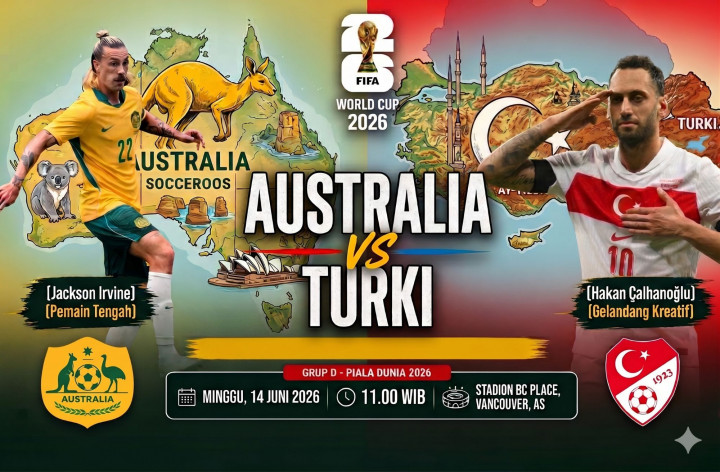 Prediksi Australia vs Turki: Ay-Yildizlilar Kembali ke Piala Dunia, Socceroos Siap Menjegal