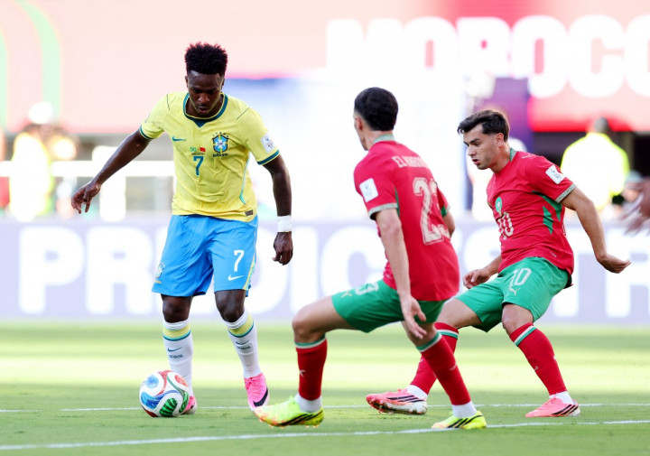 Hasil Babak 1 Brasil vs Maroko: Laga Berjalan Sengit, Kedua Tim Saling Balas Gol