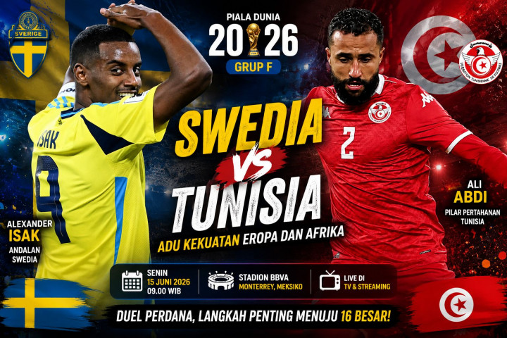 Prediksi Swedia vs Tunisia: Isak dan Gyokeres Tantang Tembok Kokoh Eagles of Carthage