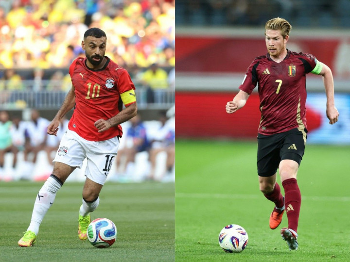 Belgia vs Mesir di Piala Dunia 2026: De Bruyne vs Mohamed Salah, Pertarungan Terakhir Dua Raja Premier League