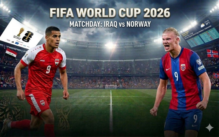 Jadwal Pertandingan Irak vs Norwegia: Tayang di Mana dan Jam Berapa?