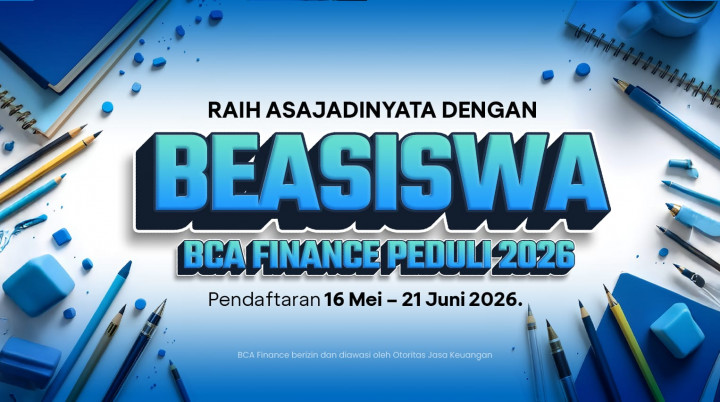 Pendaftaran Beasiswa BCA Finance Peduli 2026 Dibuka, Ini Syarat