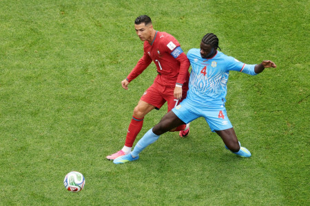Hasil Babak 1 Portugal vs Kongo: Gol Bersejarah Yoane Wissa Bikin Cristiano Ronaldo Tertahan