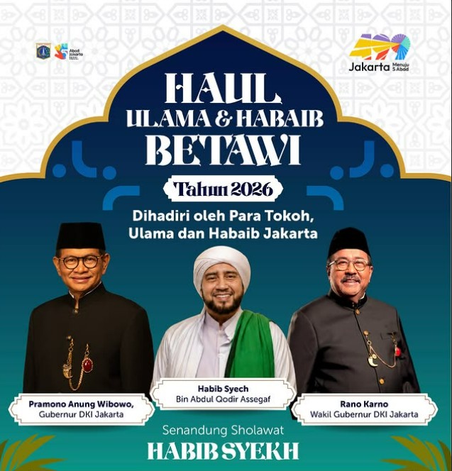 Haul Ulama & Habaib Betawi 2026 di Monas Malam Ini, Yuk Merapat!