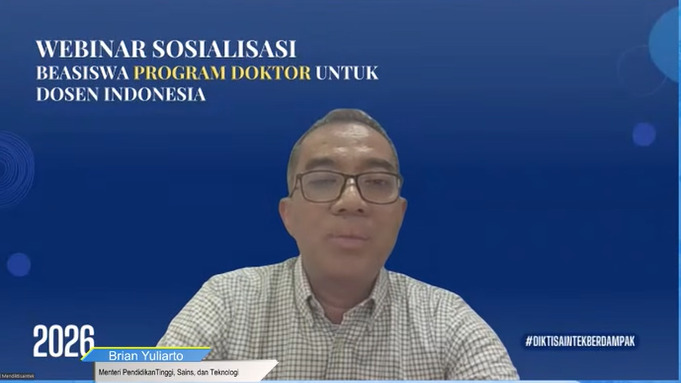 Beasiswa PDDTI 2026 Dibuka, Dosen PTN dan PTS Kuliah S3 Tetap