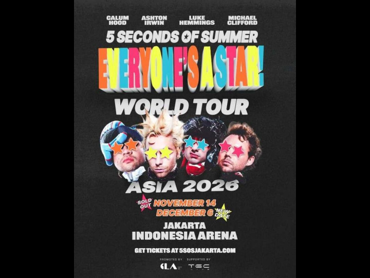 Cara Beli dan Jadwal War Tiket Konser 5SOS Jakarta 2026