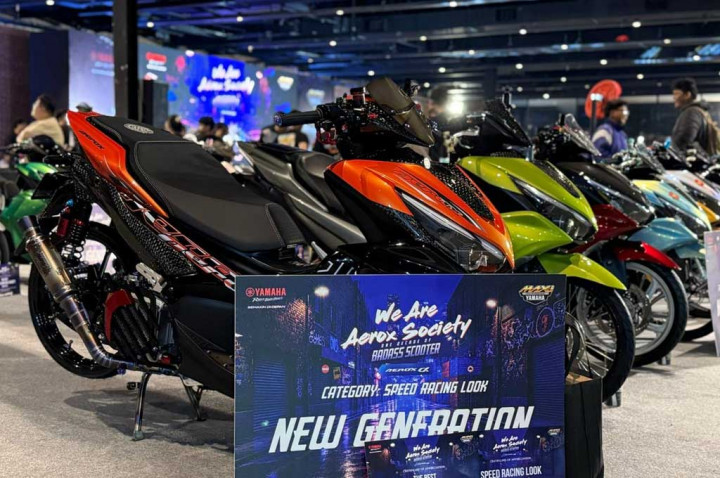 Nih Dia Pemenang Kontes Modifikasi Yamaha Aerox di WAAS 2026