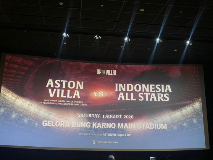 Resmi! Tiket Aston Villa vs Indonesia All Stars Dijual Mulai Rp350 Ribu