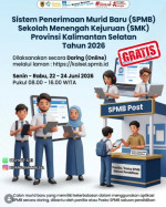 SPMB SMK Kalimantan Selatan 2026: Jadwal, Jalur, dan Cara Daftar di kalsel.spmb.id