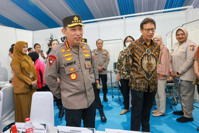   Menkes Budi imbau pekerja rutin cek kesehatan gratis cegah penyakit mematikan. (Foto: Dok. Birkom Kemenkes)