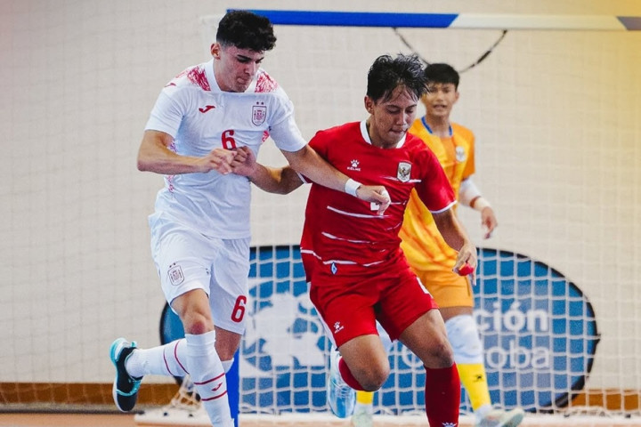 Timnas Futsal U-17 tak Berkutik Dibantai Spanyol